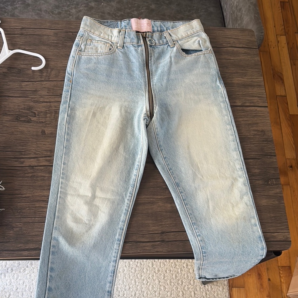 REVICE Light Blue Straight Leg Jeans